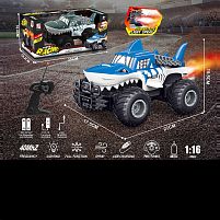 Машина на радіокеруванні ZJ 238-86 A 2 кольори, акумулятор 3.7 V, пульт, масштаб 1:16, підсвічування, парогенератор, гумові шини, в коробці