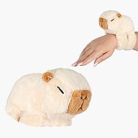 М’яка іграшка-браслет M 17682 “Капібара”, чіпляється на руку, ВИДАЄТЬСЯ ТІЛЬКИ МІКС ВИДІВ