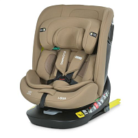 Автокрісло El Camino ME 1188 i-HOLD Natural Beige (встановлення проти ходу руху, поворотне на 360 º, кріплення ISOFIX та Top Tether, вага до 36 кг)