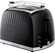 Картинка  Тостер Russell Hobbs  Honeycomb Black (26061-56) магазин cd-market