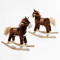 Качалка-гойдалка музична C 73321 “Кінь”, 72х28х65 см, звуки, рухається хвіст, відкривається рот, в пакеті