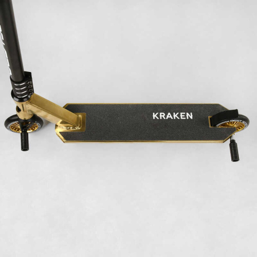 Самокат трюковий KR-93091 Best Scooter (4) «Kraken» HIC-система, ПЕГИ, алюмінієвий диск та дека, АНОДОВАНИЙ, колеса PU 110 мм, ширина керма 58 см фото 5