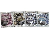 Фотозона з повітряних кульок "Happy Birthday" 83шт/наб Stenson R35114