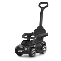 Каталка-толокар Bambi M 6252EL-2 (колеса: Ø5,5 см/EVA, батьк. ручка, страхувальний бампер, сидіння: екошкіра, музика, до 30 кг)