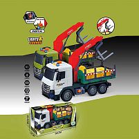 Спецтехніка 687-60 C 2 кольори, звук, підсвічування, механічне підіймання стріли, інерція, в коробці
