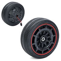 Колесо для дитячого електромобіля Bambi Racer M 6257-EVA WHEEL (заднє та переднє однакові, Ø26 см, ↔9 см, EVA, з редкутором: 12V, RPM18000)