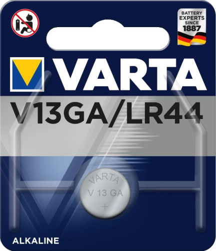 Картинка  Батарейка VARTA V 13 GA BLI 1 ALKALINE (04276101401) от магазина cd-market