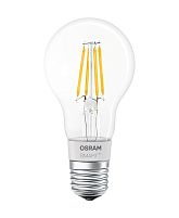 Картинка  Лампа светодиодная OSRAM SMART LED Е27 5.5-60W 2700K 220V A60 FILAMENT Bluetooth (4058075091061) магазин cd-market