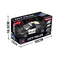 Машинка 666-23 Q "Поліція", звуки, підсвічування, інерція, в коробці