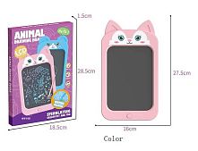 Планшет для малювання YW-606/607 розмір: 16х27.5 см, кольоровий LCD екран, стилус, блокування екрана, кнопка стирання, англійський алфавіт, гум