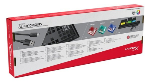Картинка  Клавиатура игровая HyperX Alloy Origins (HX-KB6RDX-RU) от магазина cd-market фото 7