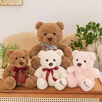 М`яка іграшка M 18535 3 кольори, “Ведмедик”, висота: 35 см, ВИДАЄТЬСЯ МІКС