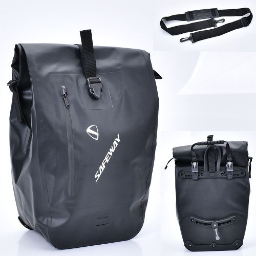 Сумка багажника Safeway MEB 700C NOVA TRUNK BAG BLACK (для електровелоcипеда, 16*29*46 см, чорний)