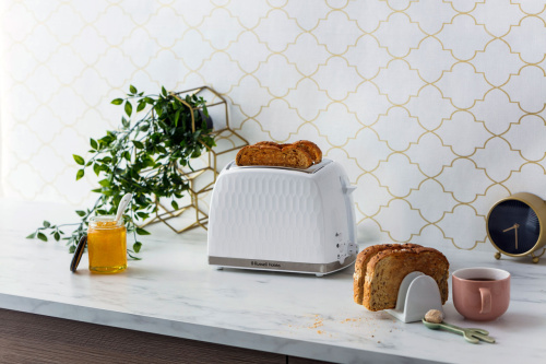 Картинка  Тостер Russell Hobbs  Honeycomb White (26060-56) от магазина cd-market фото 2