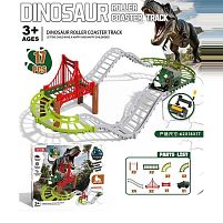 Трек FYS-DN 1 17 елементів, машинка на батарейках, в коробці