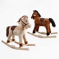 Качалка-гойдалка музична C 73333 2 види, “Кінь”, 72х28х65 см, звуки, в пакеті