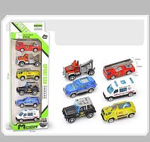 Набір машин XL 31506 A 6 машин, металопластик, в коробці