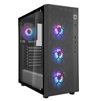 Картинка  Корпус SilverStone FARA FAR1B-PRO,MidT,USB 3.0*2,USB 2.0*1,4*120мм ARGB,скло(бок.панель),без БЖ,чорний (SST-FAR1B-PRO) магазин cd-market