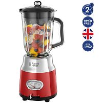 Картинка  Блендер Russell Hobbs  Retro, 800 Вт, 3 скорости, шкала оборотов в минуту, Красный (25190-56) магазин cd-market