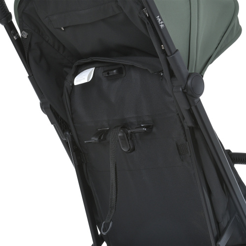 Коляска дитяча прогулянкова El Camino ME 1118 MUSE Khaki Green (колеса 5,7"/6,5"/EVA, бампер, ремінь, футкавер, навіс, кошик, автоскладання) фото 15