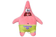 Картинка  Мягкая игрушка SpongeBob Exsqueeze Me Plush  Patrick Burp со звуком (EU690903) магазин cd-market