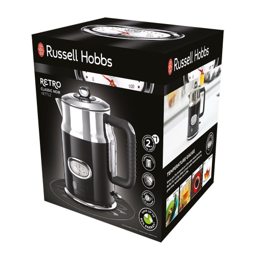 Картинка  Электрочайник Russell Hobbs  Retro Black (21671-70) от магазина cd-market фото 4