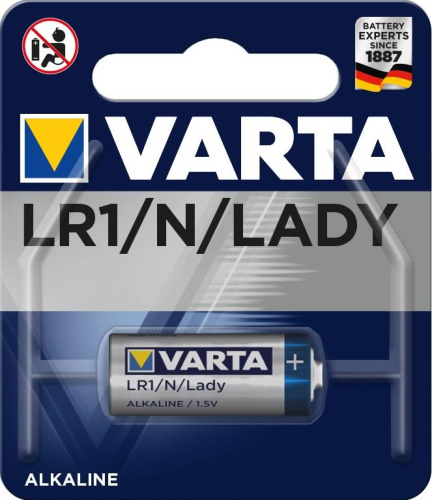Картинка  Батарейка VARTA LR 1 BLI 1 ALKALINE (04001101401) от магазина cd-market