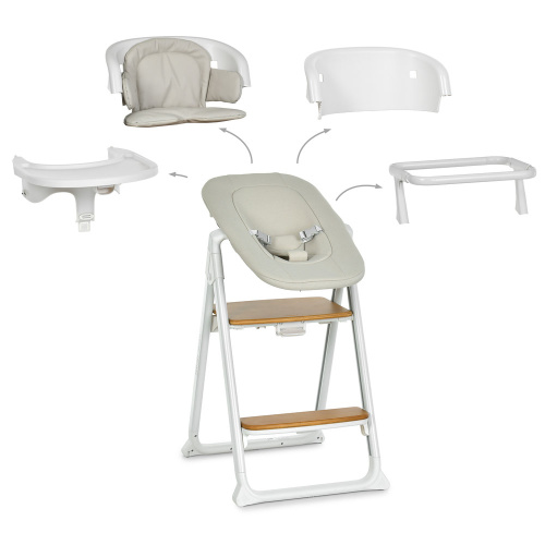 Стільчик EL CAMINO GROWEE ME 1222 White фото 15