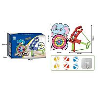 Лук MY 1677 “Слоненя”, м’ячики з липучками, мішень, в коробці