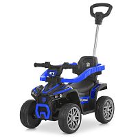 Електроквадроцикл дитячий Bambi Racer M 6274EBLR-4 (каталка-толокар, колеса Ø7.5"/EVA, акк: 6V/4Ah, мотор: 6V/25W, до 5 км/г, батьк. ручка, до 23 кг)