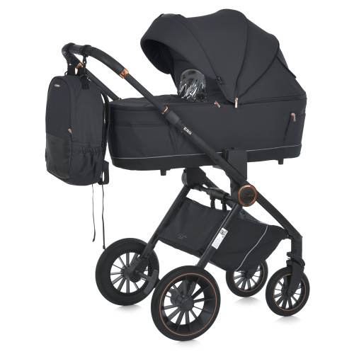 Коляска дитяча прогулянкова El Camino ME 1100-1 ERA Black Ink (універсальна, 2в1)