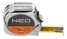 Картинка  Рулетка NEO, стальная лента 8 м x 25 мм (67-148) магазин cd-market