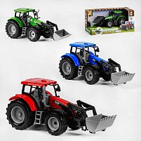 Трактор 550-2 J 3 кольори, інерція, у коробці, ВИДАЄТЬСЯ ТІЛЬКИ МІКС ВИДІВ