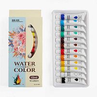 Акварельні фарби C 72034 12 кольорів, в коробці