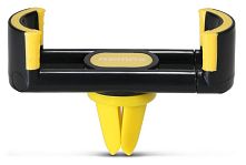 Картинка  Держатель автомобильный для смартфонов Remax Fashion black+yellow (RM-C17-BLACK+YELLOW) магазин cd-market