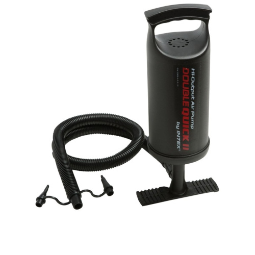 Насос ручний Intex 68614 «Double Quick II Hand Pump» (об'єм: 1,7 L., висота: 29 см., 3 насадки, шланг 1 м., надування/зування) фото 2