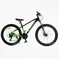 Велосипед Спортивний Corso «X-POWER» 27.5" дюймів PW-76300  рама алюмінієва 15``, обладнання Shimano Altus 24 швидкості, вилка ZOOM, зібран на 75%