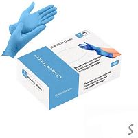 Рукавички нітрилові S Golden Touch 3.7г нестерильні текстуровані б/п 50пар/уп Stenson HFN-121352S