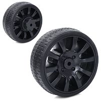Колесо для дитячого електроквадроцикла Bambi Racer M 6297-EVA WHEEL (заднє та переднє однакові, Ø19,5 см, ↔7,5 см, EVA, адаптер під редуктор)
