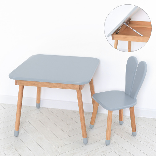 Дитячий столик Bambi 04-025GREY-TABLE (зі стільчиком) фото 3