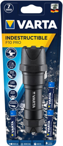 Картинка  Фонарь Varta Indestructible F10 Pro LED 3хААА (18710101421) от магазина cd-market фото 4