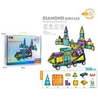 Конструктор магнітний 9959 B 106 елементів, інструкція, в коробці