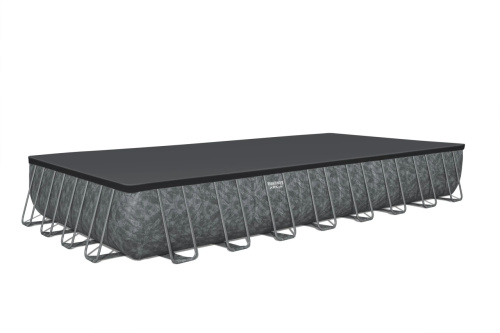 Каркасний басейн BestWay 561KJ (956*488*132 см., об'єм: 52231 л., пісочний фільтр-насос 8327 л/год, наповн. Polysphere, драбина, тент, серія: APX 365) фото 5