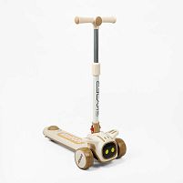 Самокат триколісний Skyper JN-2155-80 (колеса: передні Ø4.92"/заднє Ø3.15"/PU, рама: пластик/складна, підсвітка, до 25 кг)