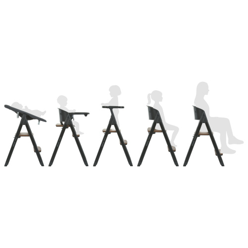 Стільчик EL CAMINO GROWEE ME 1222 Black фото 15