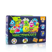 Гра настільна з липучками "Монстроманія" VT8044-23 укр "Vladi Toys"