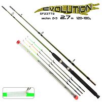 Спінінг фідер "Crocodile evolution" 2.7м 180г 2+3к Sams Fish (SF23772)