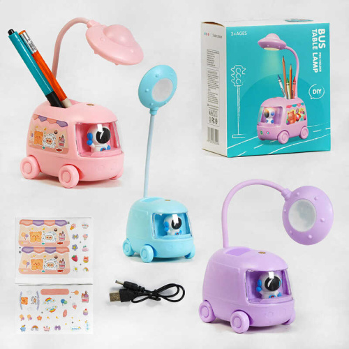 Лампа світлодіодна M 48498 3 кольори, “Космічний автобус”, 3 режими освітлення, нічник, вбудований акумулятор, в коробці, ВИДАЄТЬСЯ ТІЛЬКИ МІКС