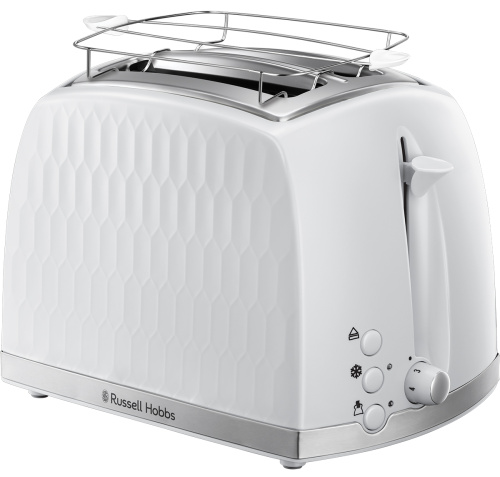 Картинка  Тостер Russell Hobbs  Honeycomb White (26060-56) от магазина cd-market