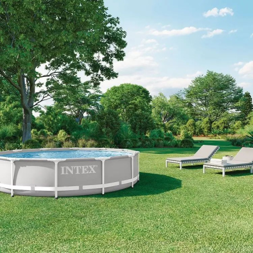 Каркасний басейн Intex 26706SC (99*305 см, об'єм: 6148 л., картріджний фільтр-насос 2006 л/год, серія: Prism Frame) фото 10